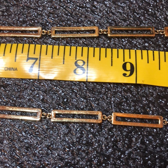 AKKAD Crystal Pave Gold Tone & Black Enamel Statement Necklace - Picture 14 of 16